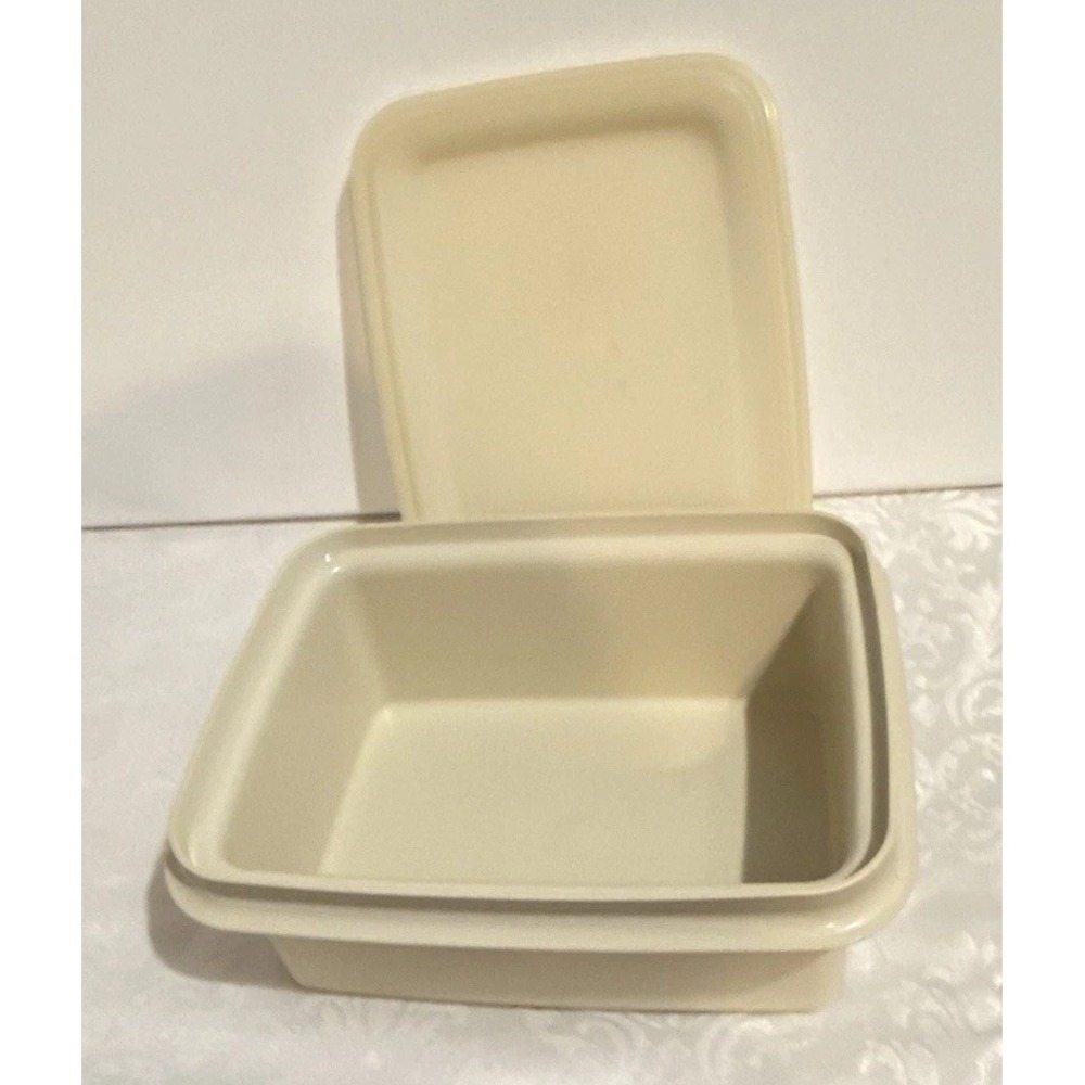 VTG. TUPPERWARE FREEZE N SAVE - ICE CREAM KEEPER FOOD STORAGE CONTAINER - 1254